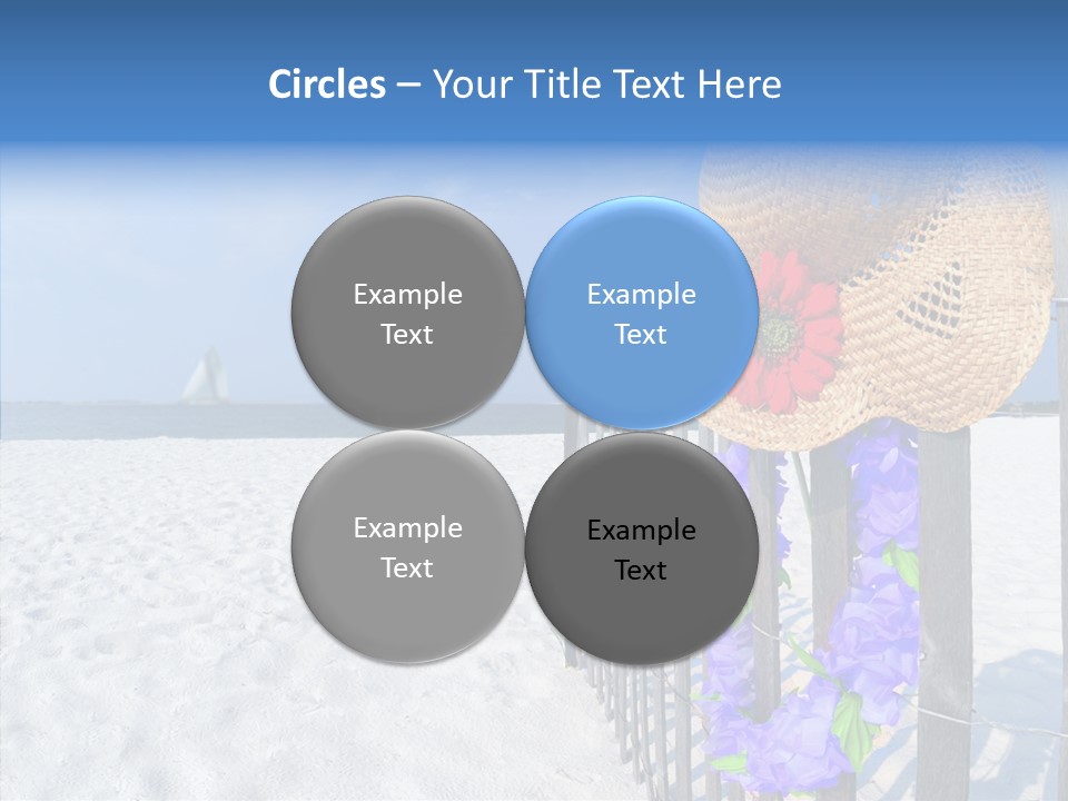 Seashore Gerber Nobody PowerPoint Template