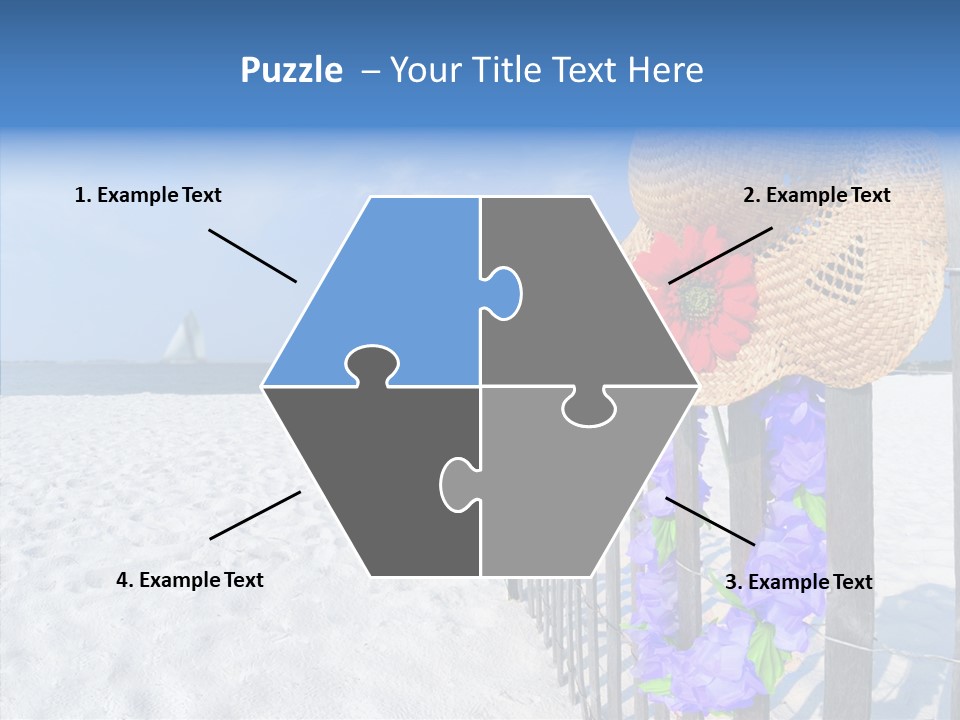 Seashore Gerber Nobody PowerPoint Template