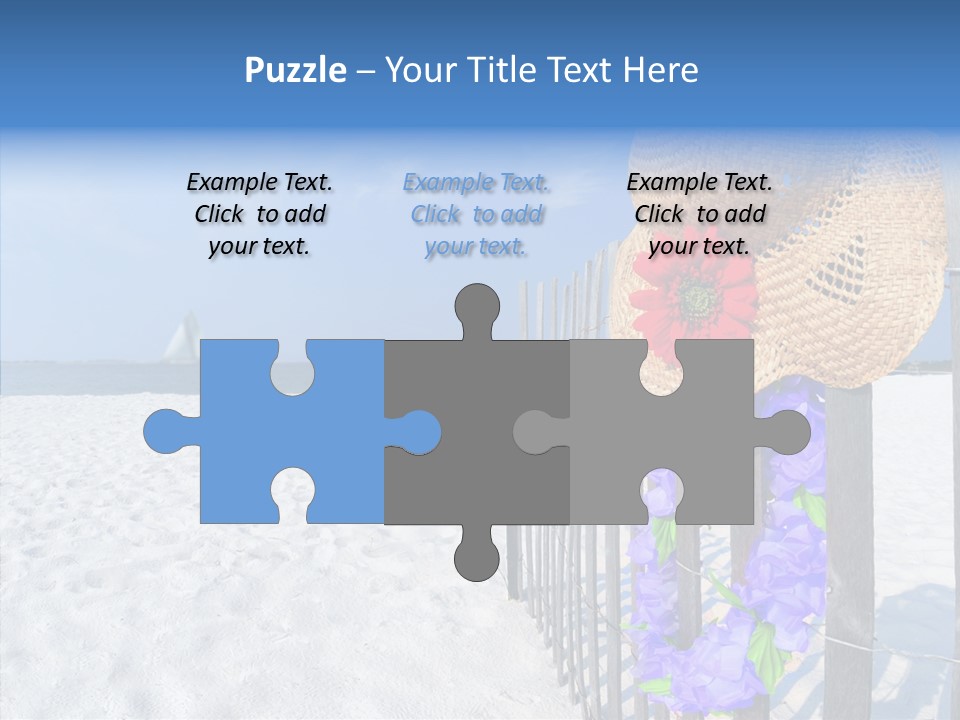 Seashore Gerber Nobody PowerPoint Template