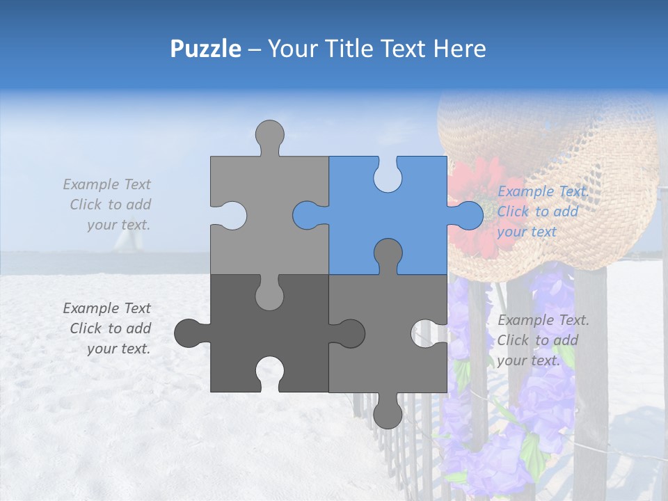 Seashore Gerber Nobody PowerPoint Template