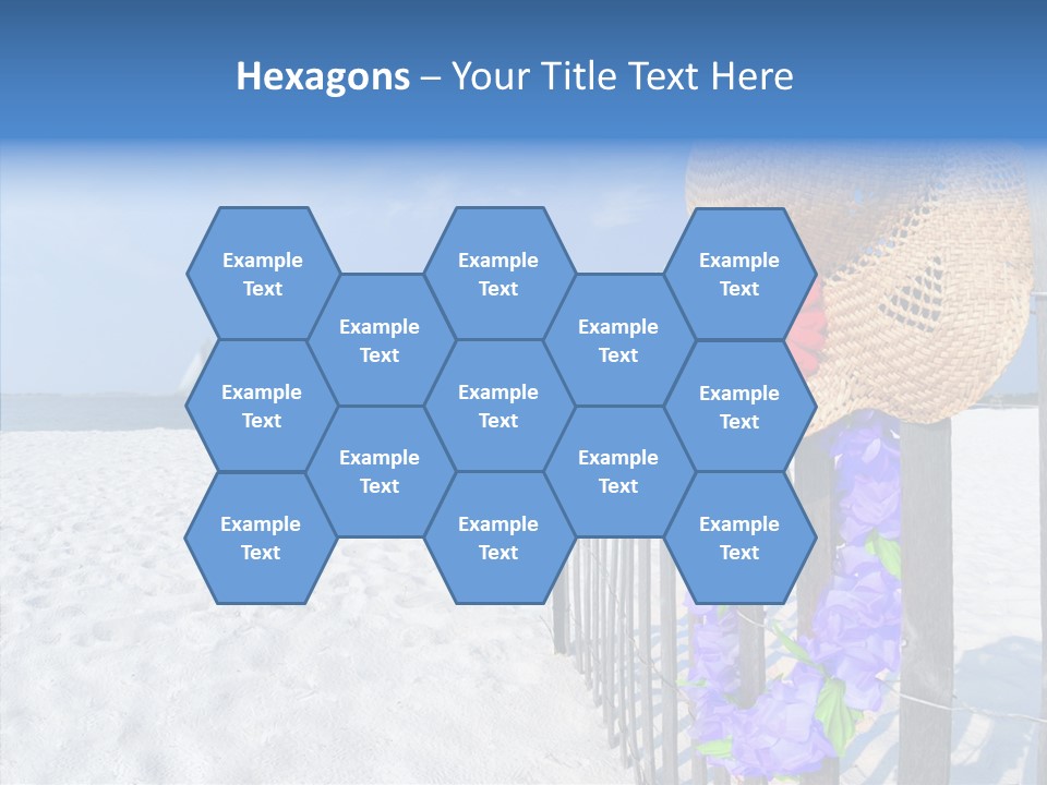 Seashore Gerber Nobody PowerPoint Template