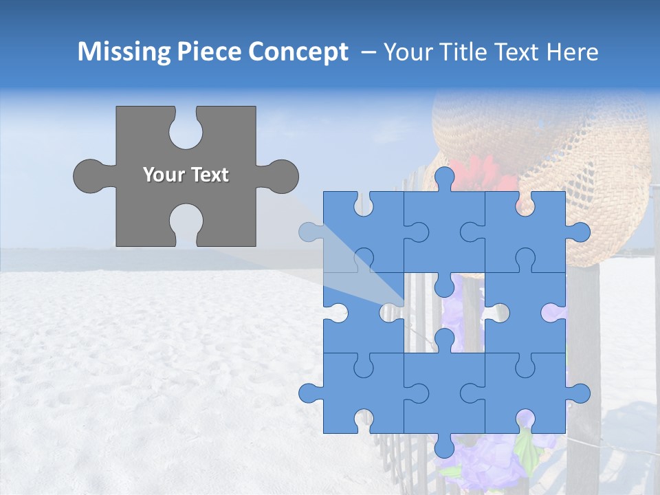 Seashore Gerber Nobody PowerPoint Template