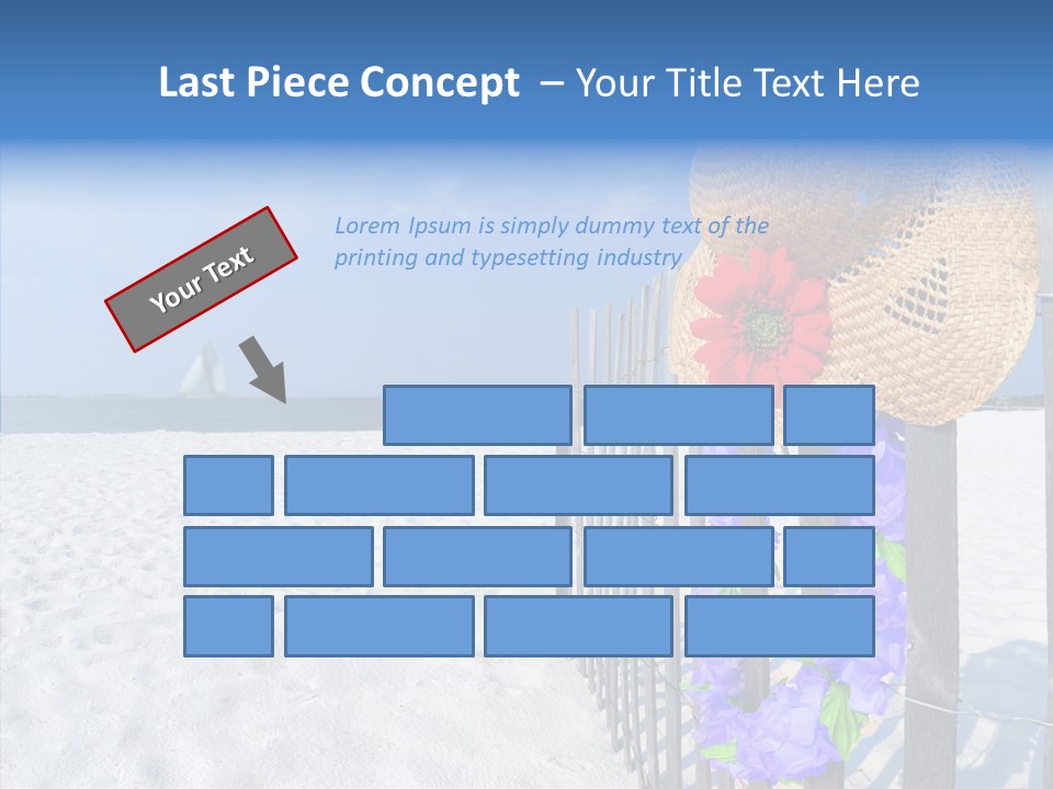 Seashore Gerber Nobody PowerPoint Template