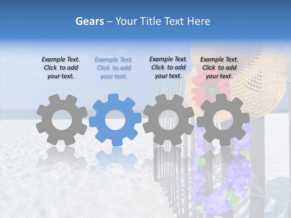 Seashore Gerber Nobody PowerPoint Template