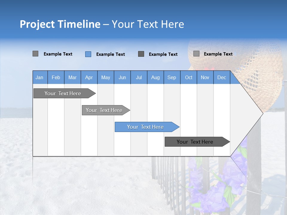 Seashore Gerber Nobody PowerPoint Template