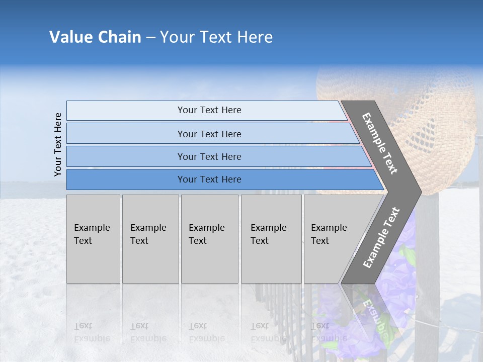 Seashore Gerber Nobody PowerPoint Template