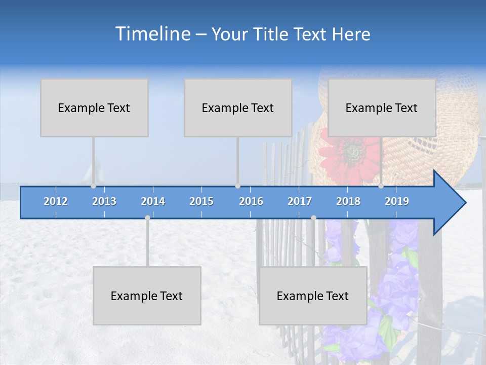 Seashore Gerber Nobody PowerPoint Template