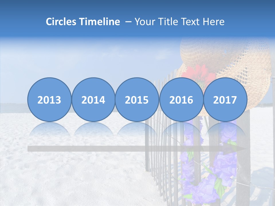 Seashore Gerber Nobody PowerPoint Template