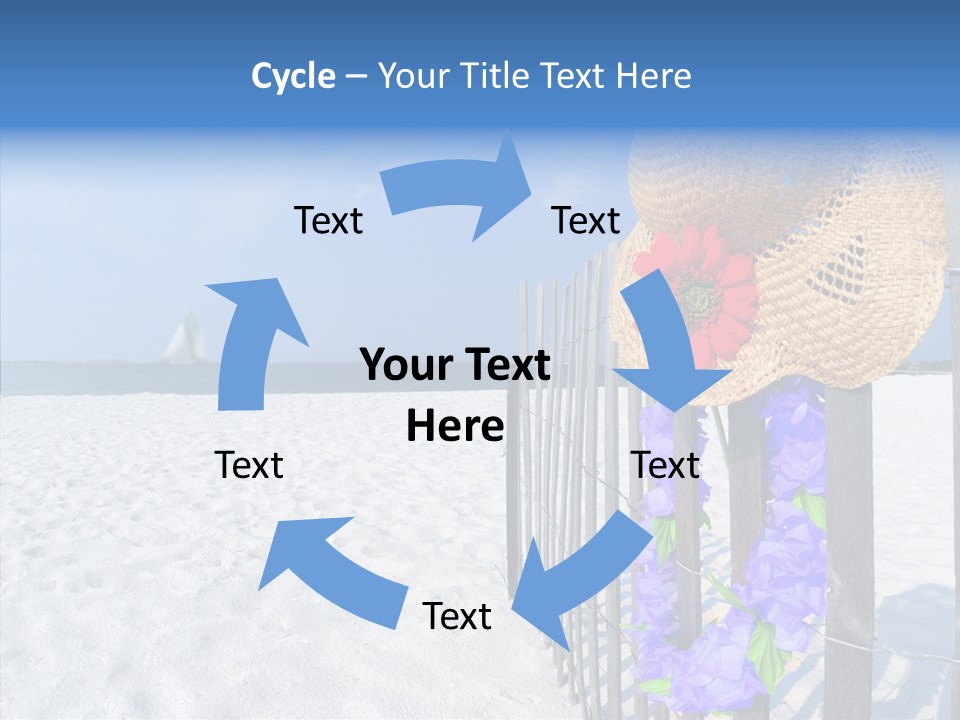 Seashore Gerber Nobody PowerPoint Template