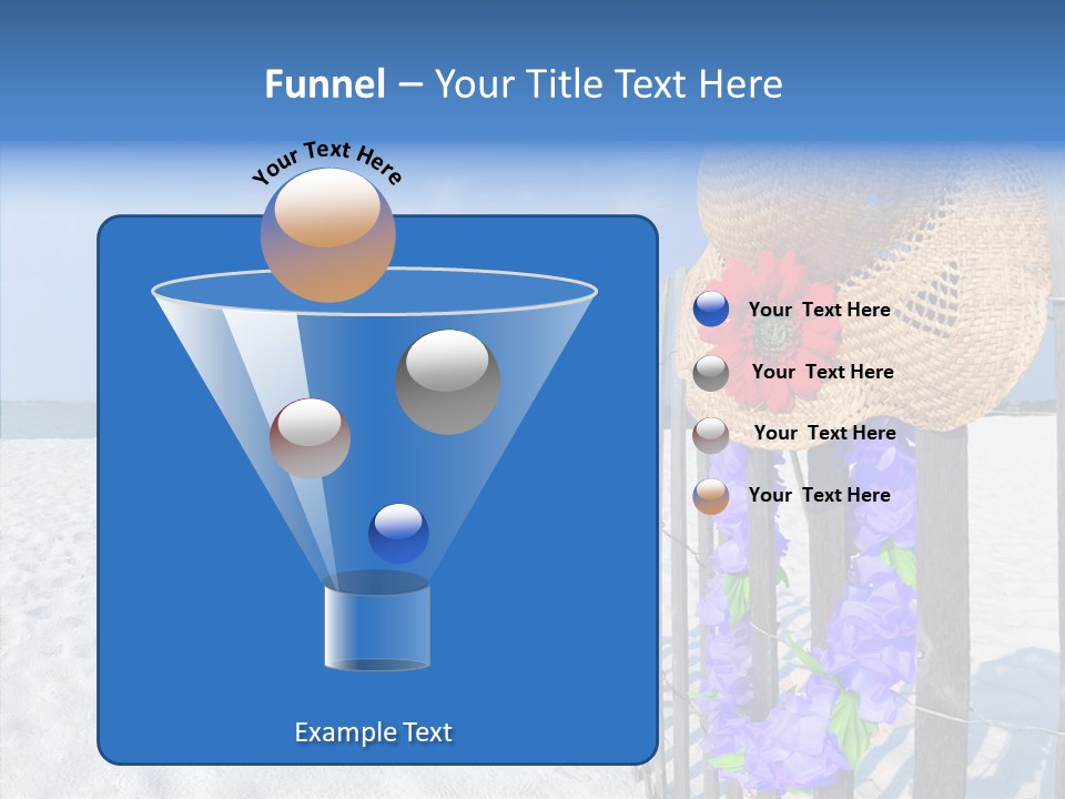 Seashore Gerber Nobody PowerPoint Template