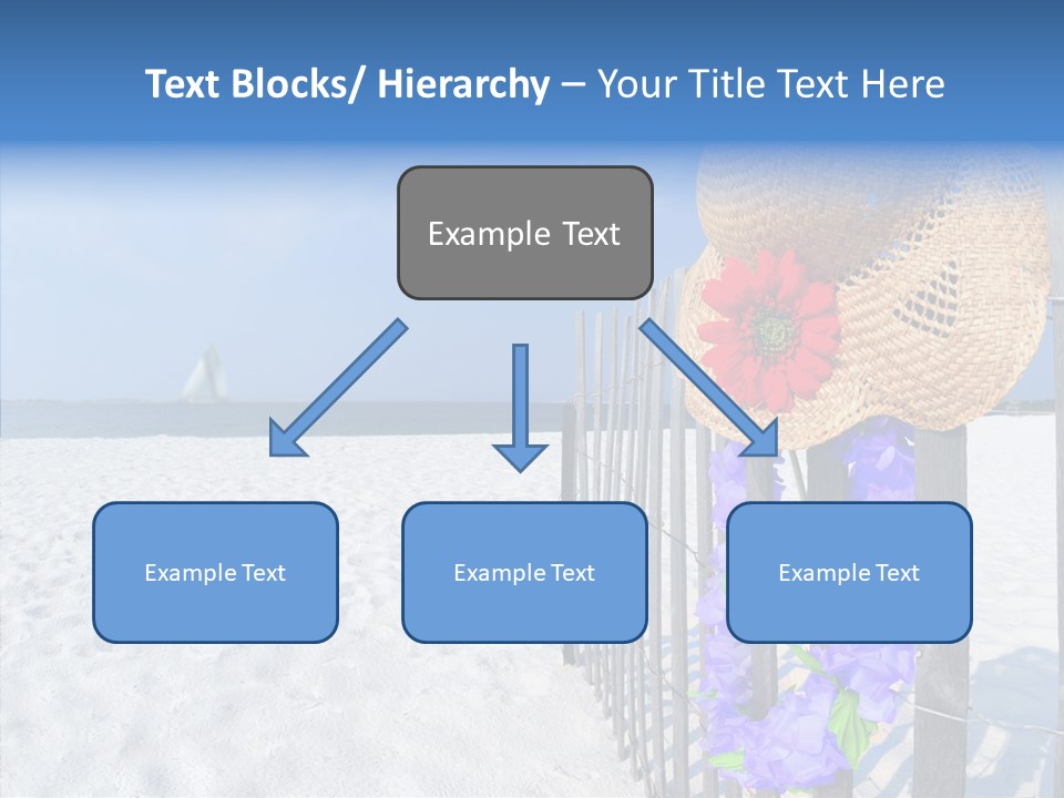 Seashore Gerber Nobody PowerPoint Template