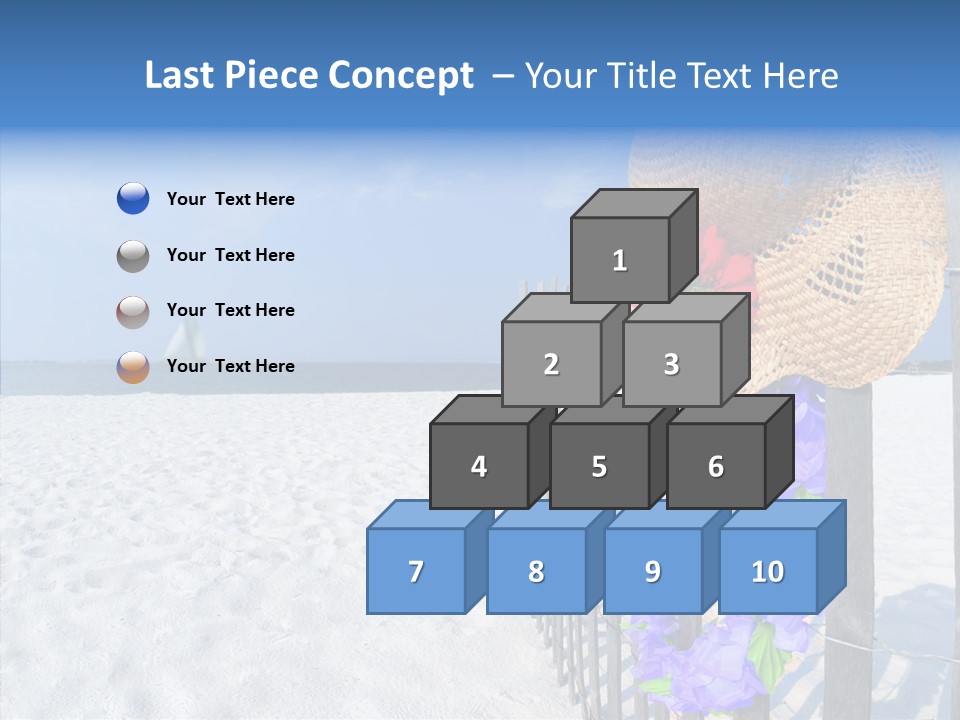 Seashore Gerber Nobody PowerPoint Template