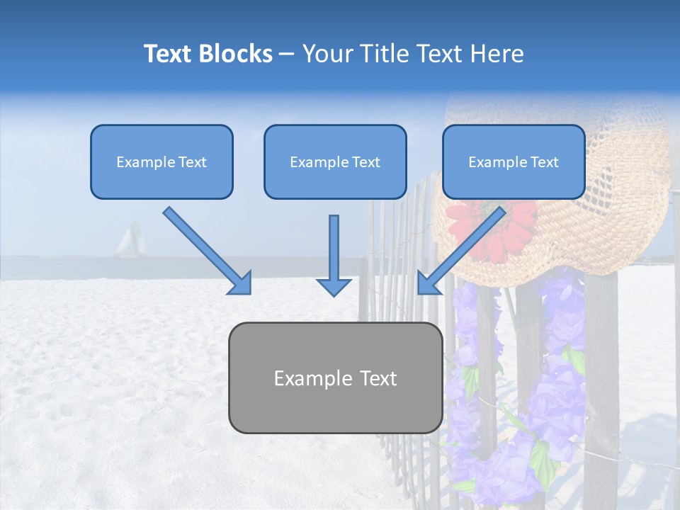 Seashore Gerber Nobody PowerPoint Template