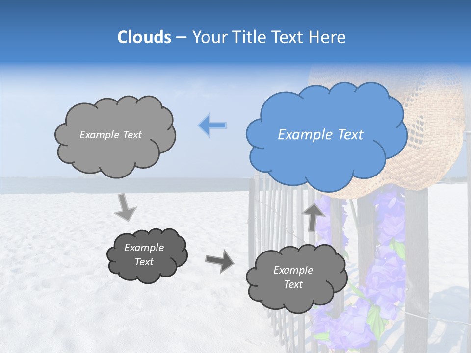 Seashore Gerber Nobody PowerPoint Template
