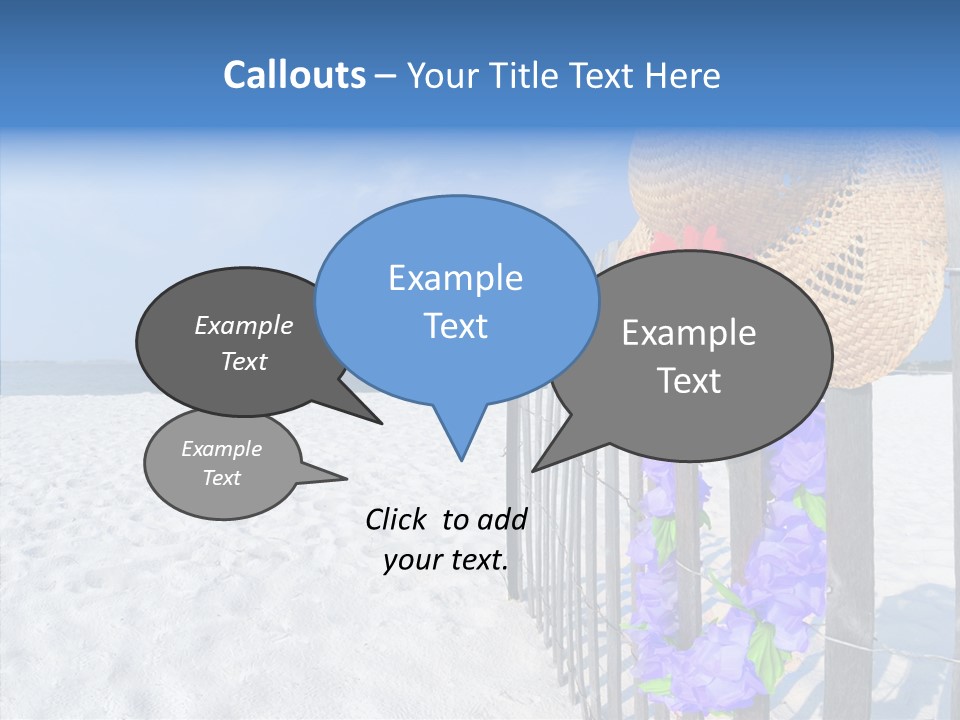 Seashore Gerber Nobody PowerPoint Template