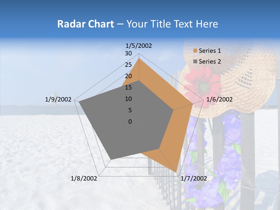 Seashore Gerber Nobody PowerPoint Template