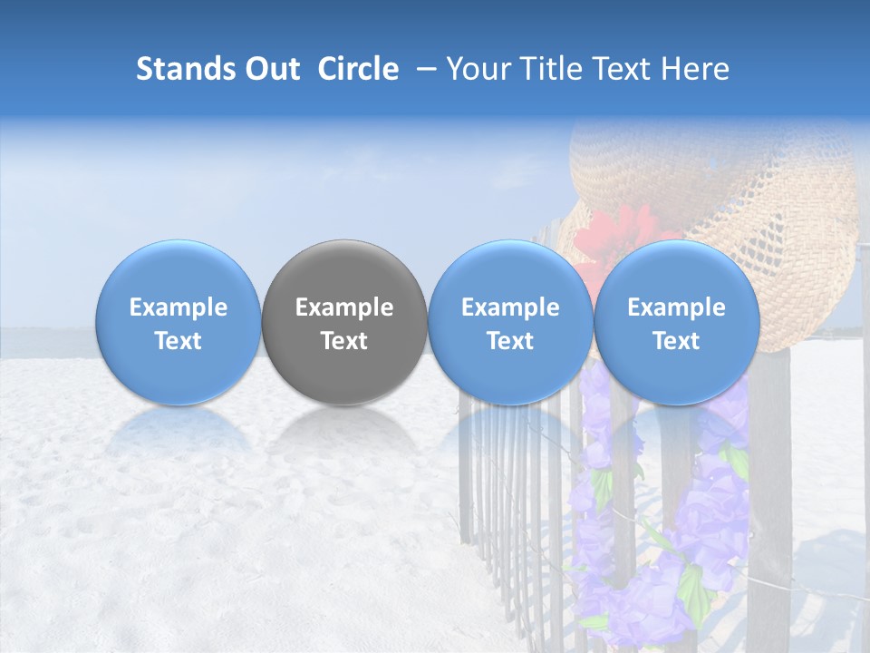 Seashore Gerber Nobody PowerPoint Template