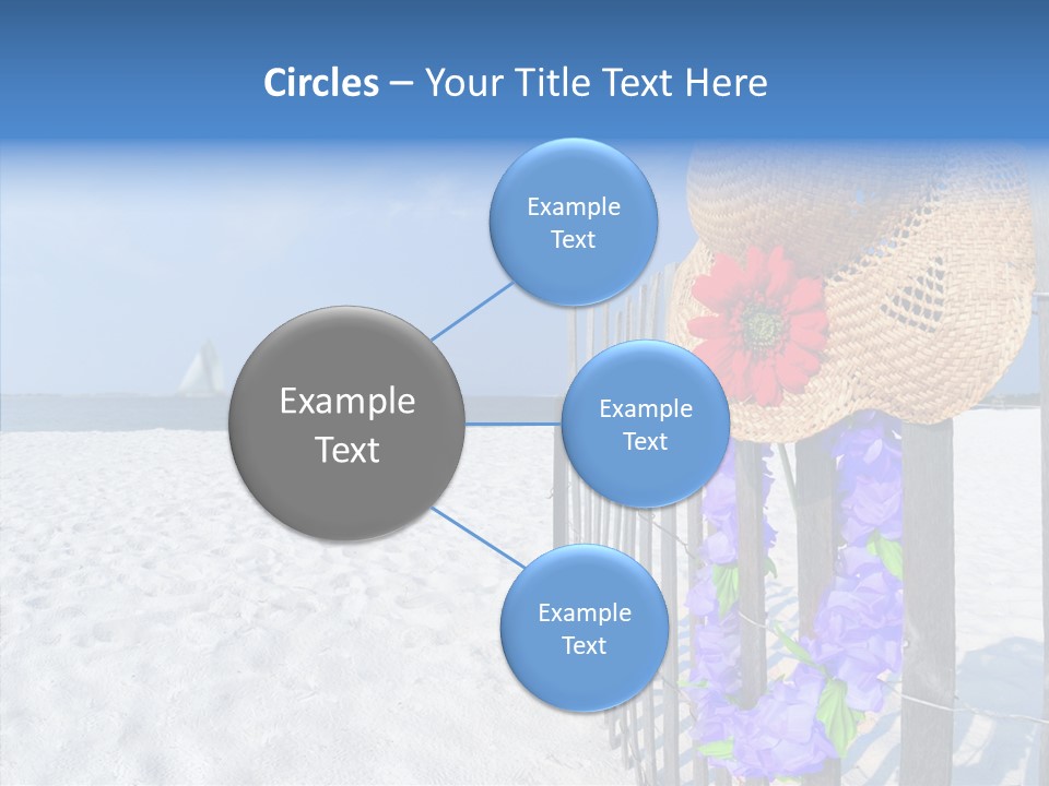 Seashore Gerber Nobody PowerPoint Template