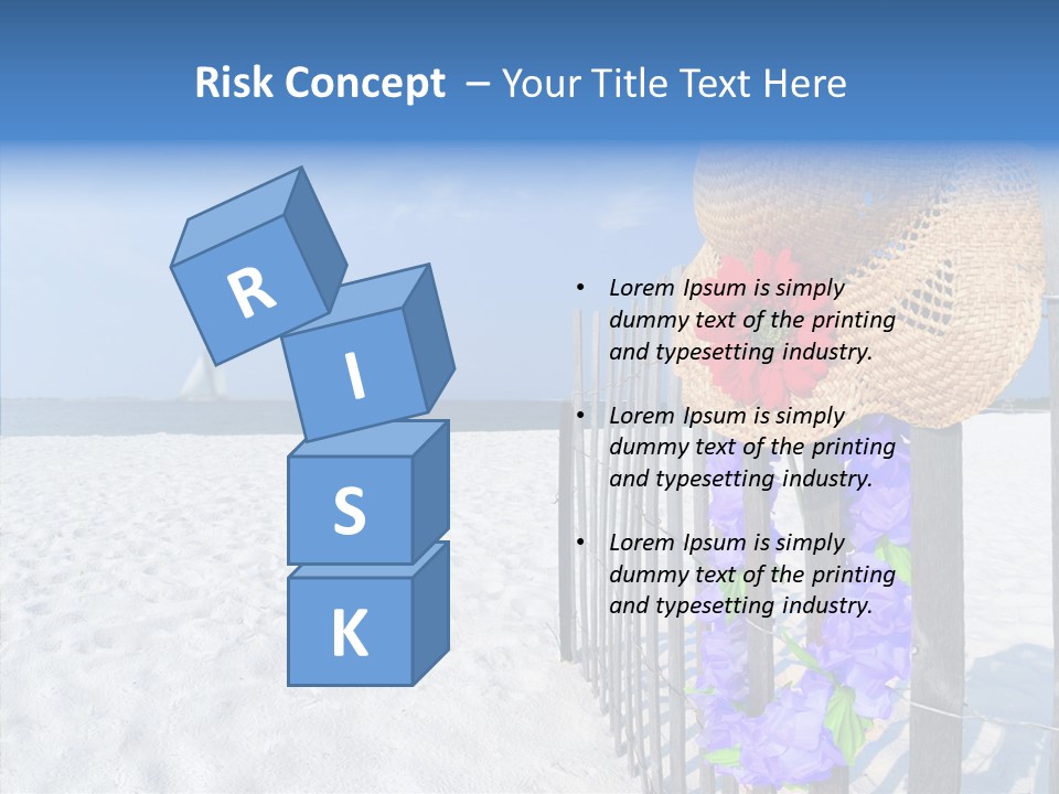 Seashore Gerber Nobody PowerPoint Template