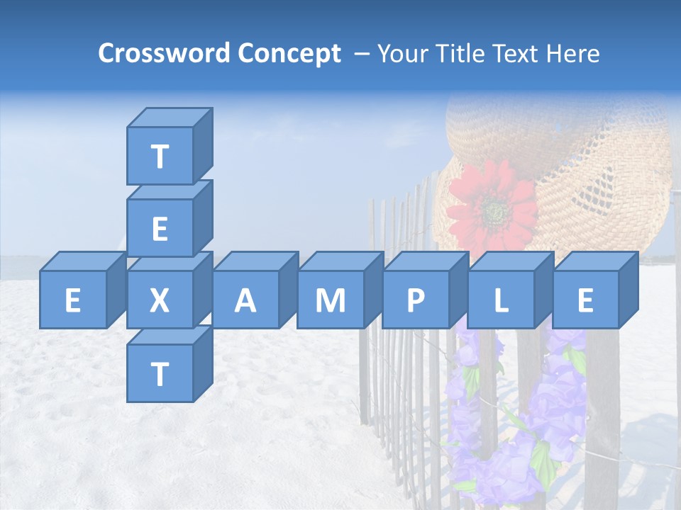 Seashore Gerber Nobody PowerPoint Template