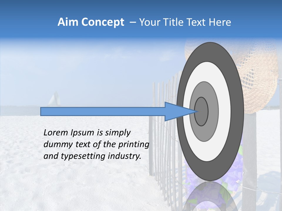 Seashore Gerber Nobody PowerPoint Template