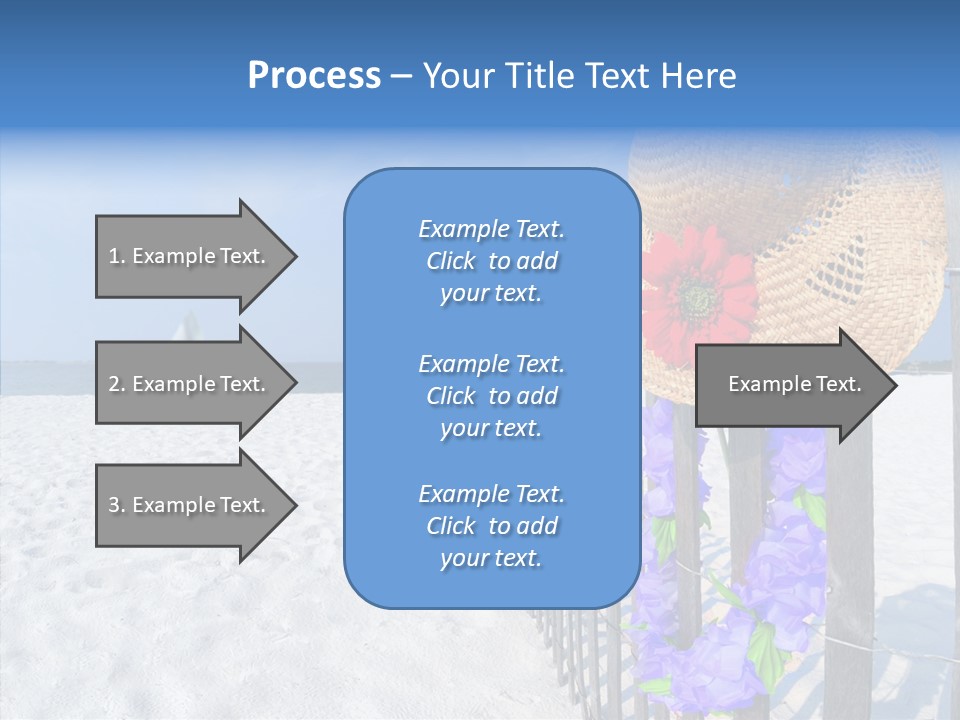 Seashore Gerber Nobody PowerPoint Template