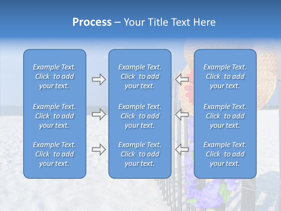 Seashore Gerber Nobody PowerPoint Template