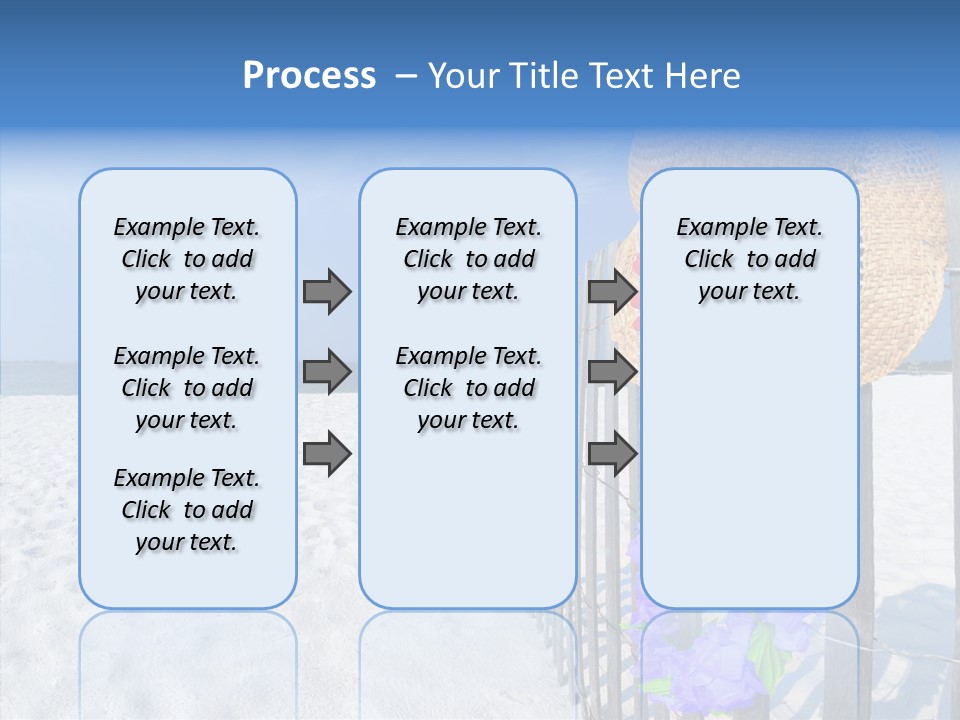 Seashore Gerber Nobody PowerPoint Template