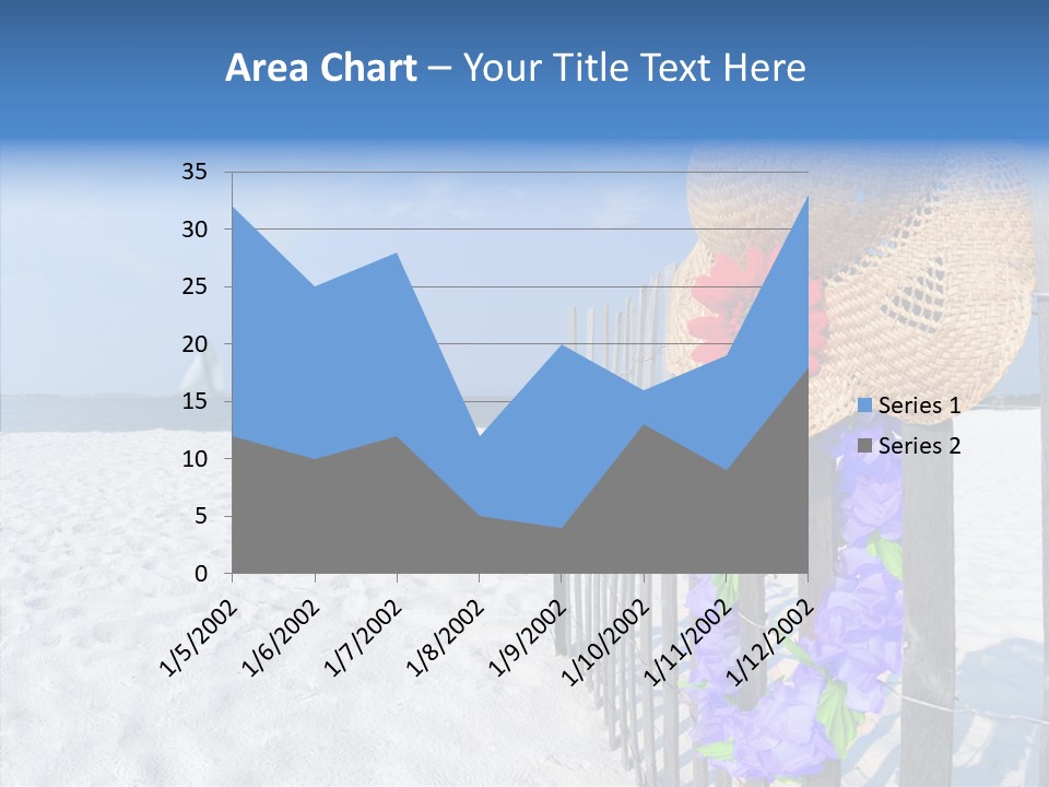 Seashore Gerber Nobody PowerPoint Template