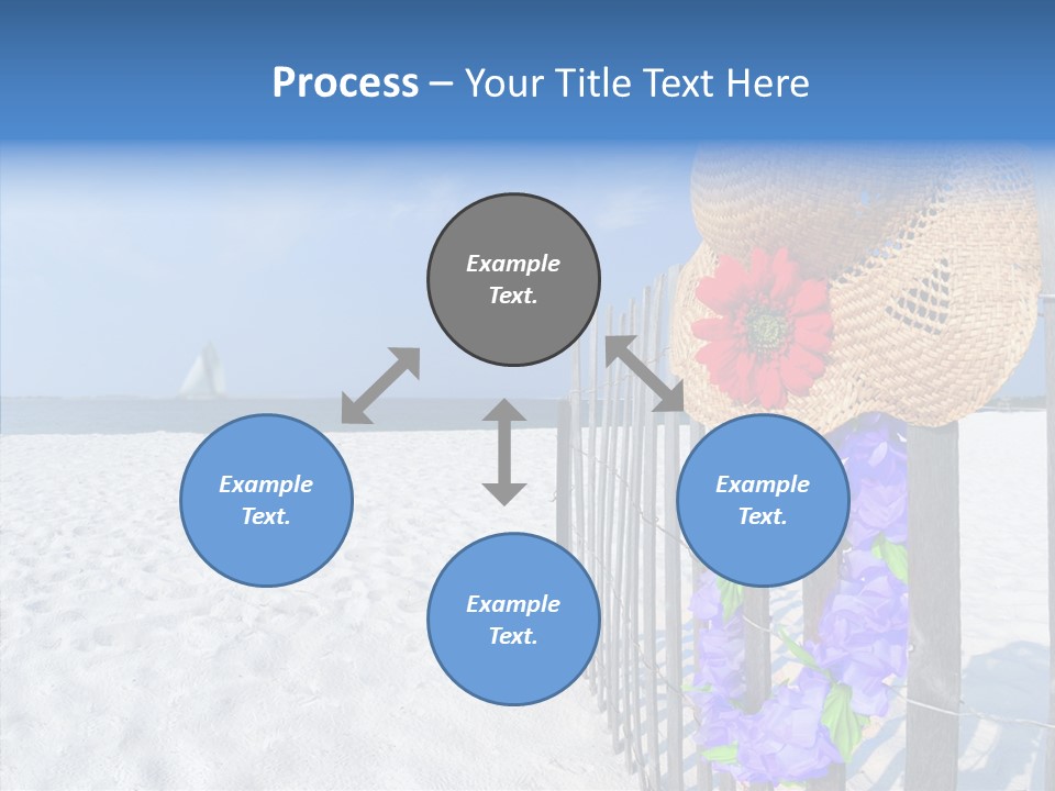 Seashore Gerber Nobody PowerPoint Template