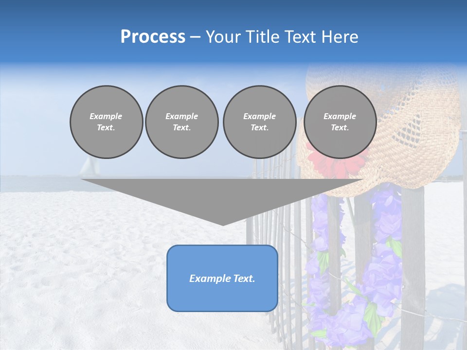 Seashore Gerber Nobody PowerPoint Template