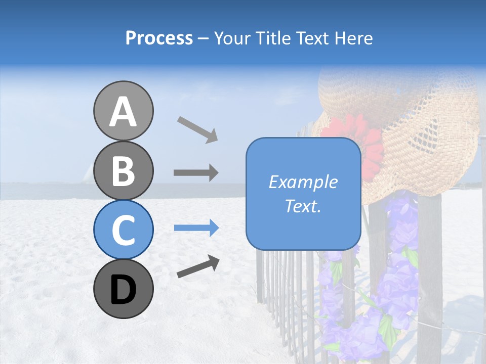 Seashore Gerber Nobody PowerPoint Template