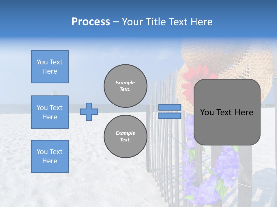 Seashore Gerber Nobody PowerPoint Template