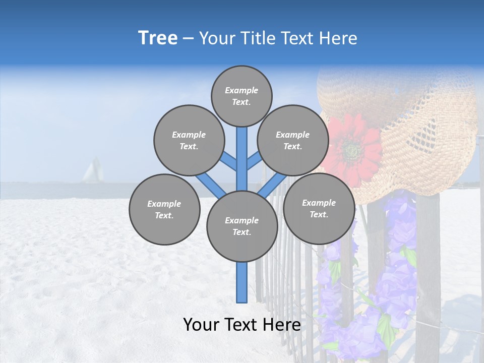 Seashore Gerber Nobody PowerPoint Template