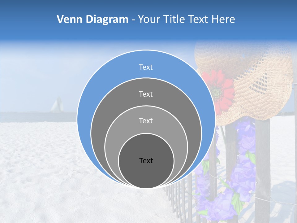 Seashore Gerber Nobody PowerPoint Template