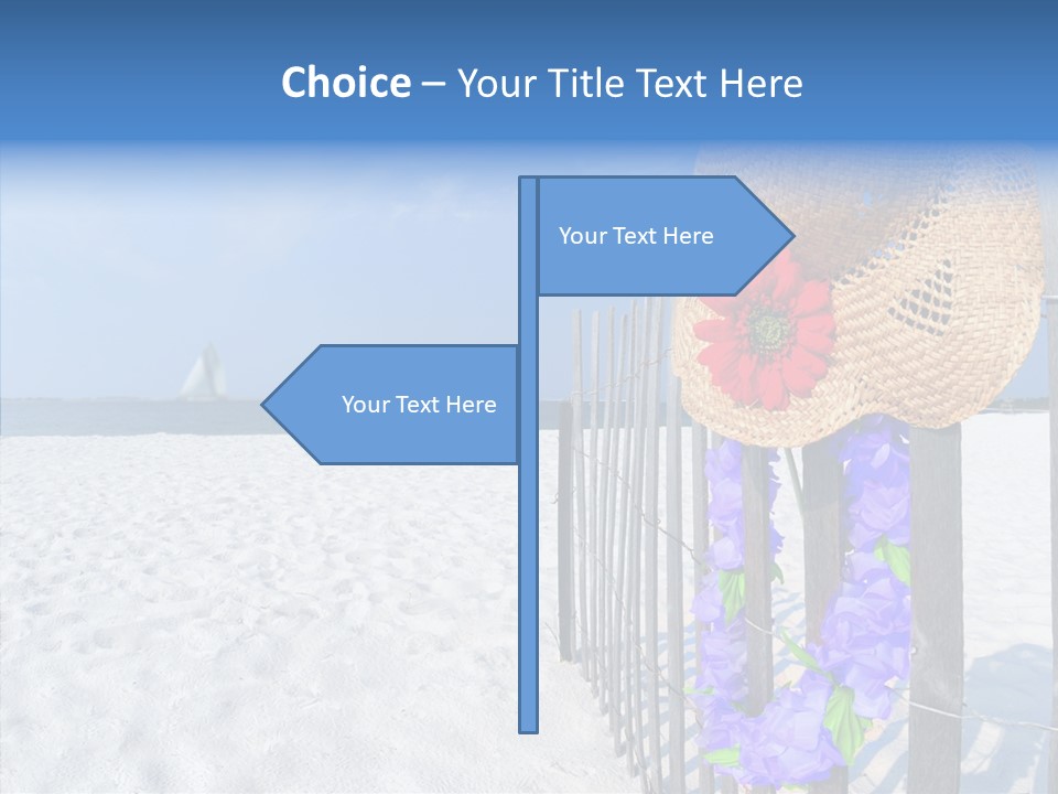 Seashore Gerber Nobody PowerPoint Template