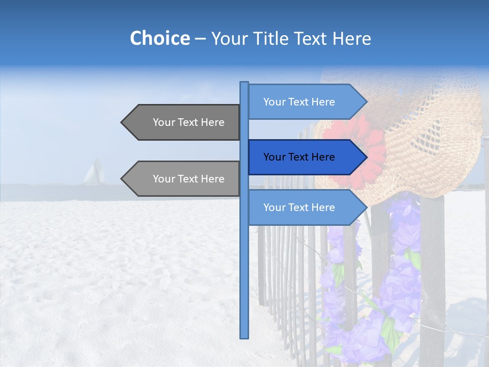 Seashore Gerber Nobody PowerPoint Template