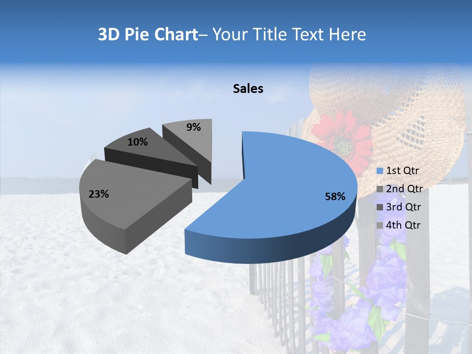 Seashore Gerber Nobody PowerPoint Template