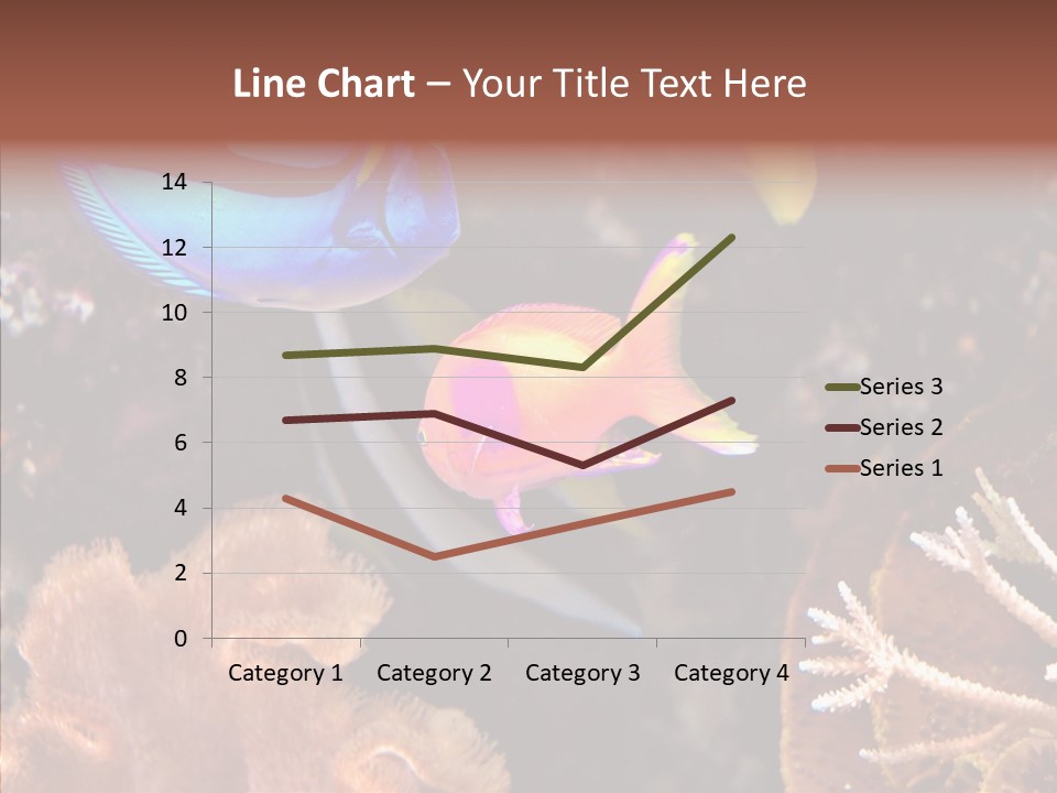 Close Seaweeds Fishes PowerPoint Template
