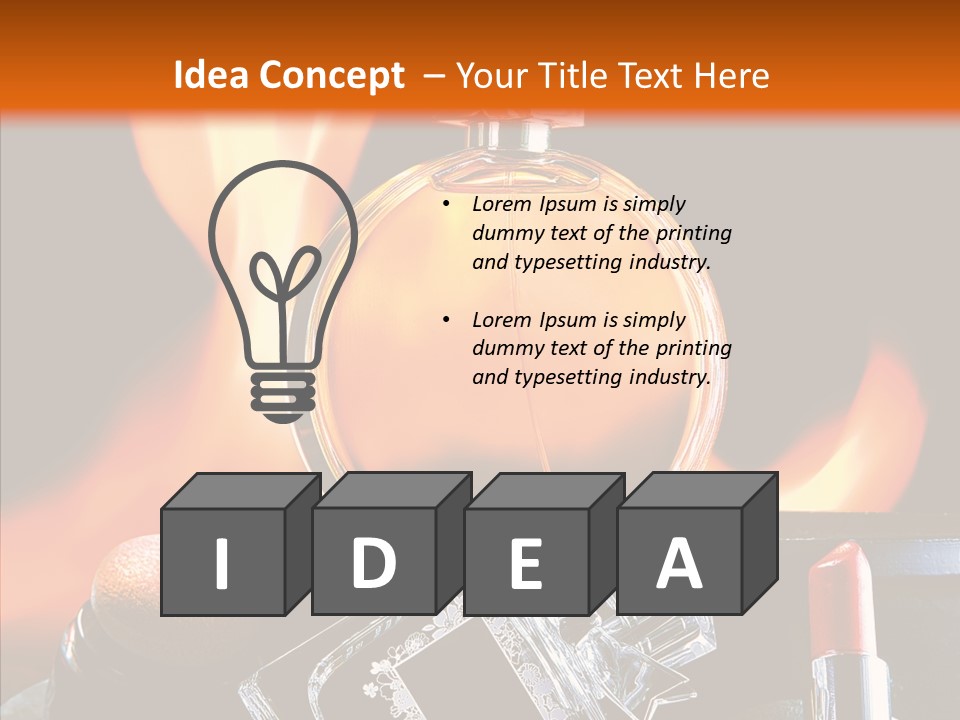 Passion Bright Desire PowerPoint Template