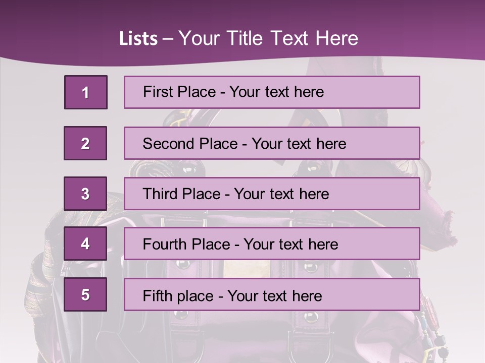 Accessory Elegant Single PowerPoint Template