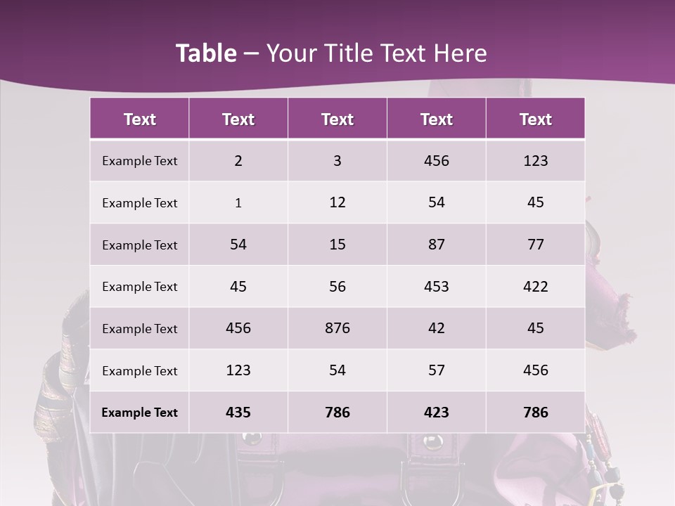 Accessory Elegant Single PowerPoint Template