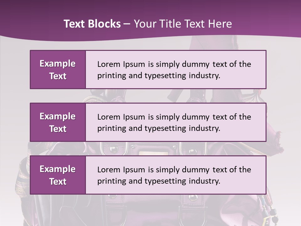 Accessory Elegant Single PowerPoint Template