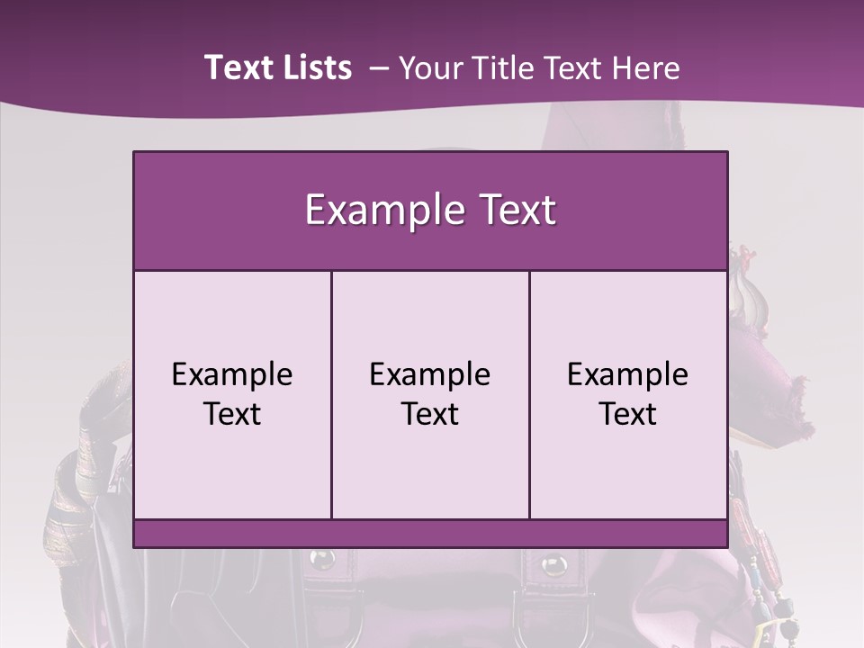 Accessory Elegant Single PowerPoint Template