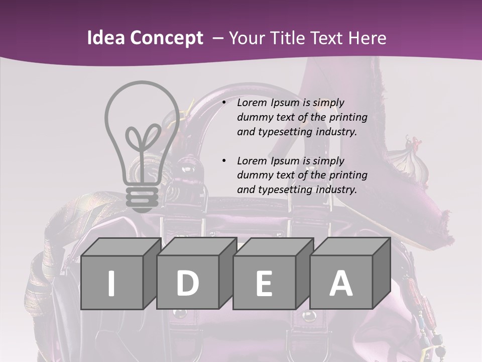 Accessory Elegant Single PowerPoint Template