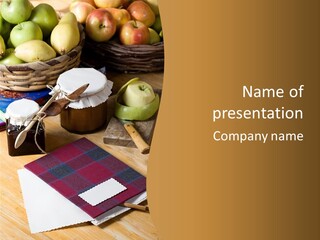 Dessert Jam Natural PowerPoint Template