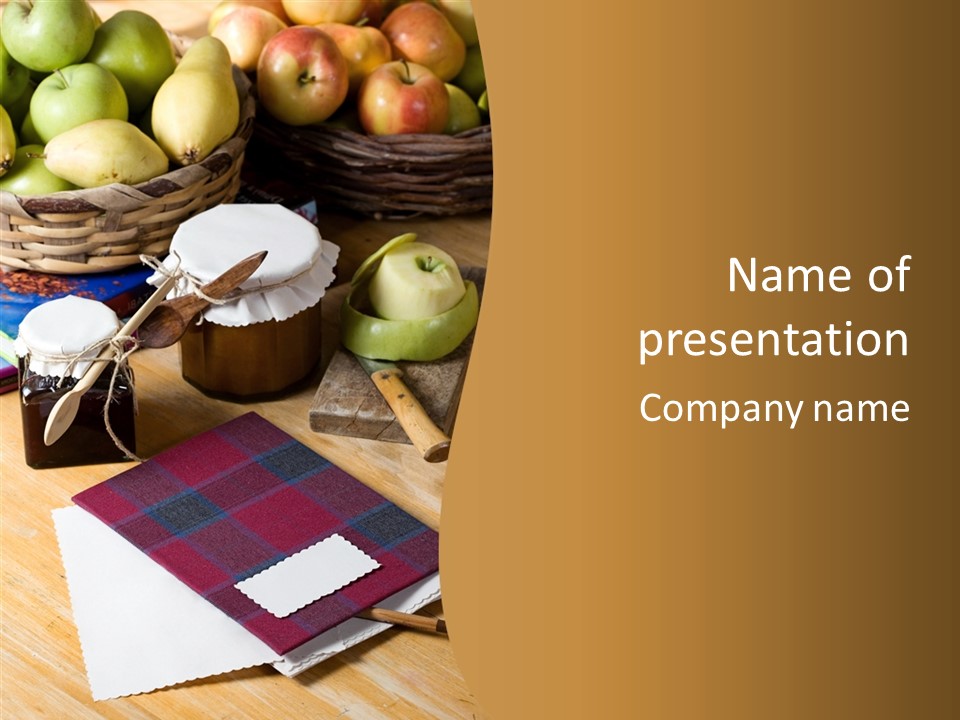 Dessert Jam Natural PowerPoint Template