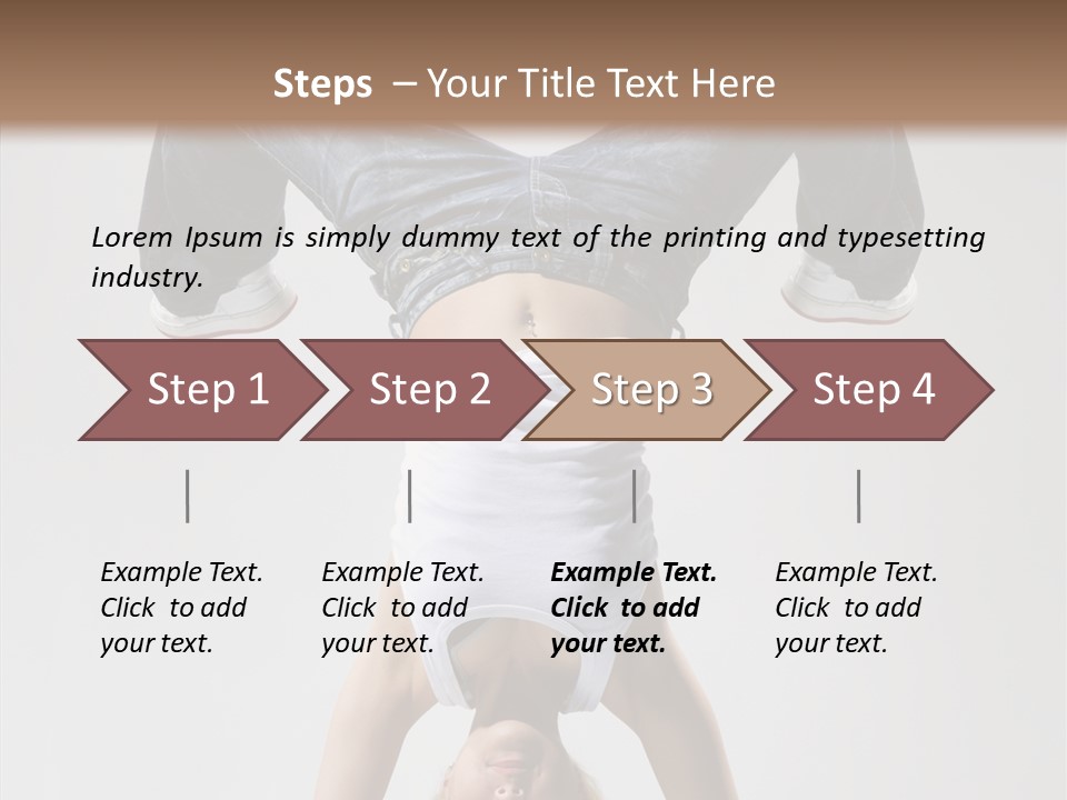 Dancer Female Young PowerPoint Template
