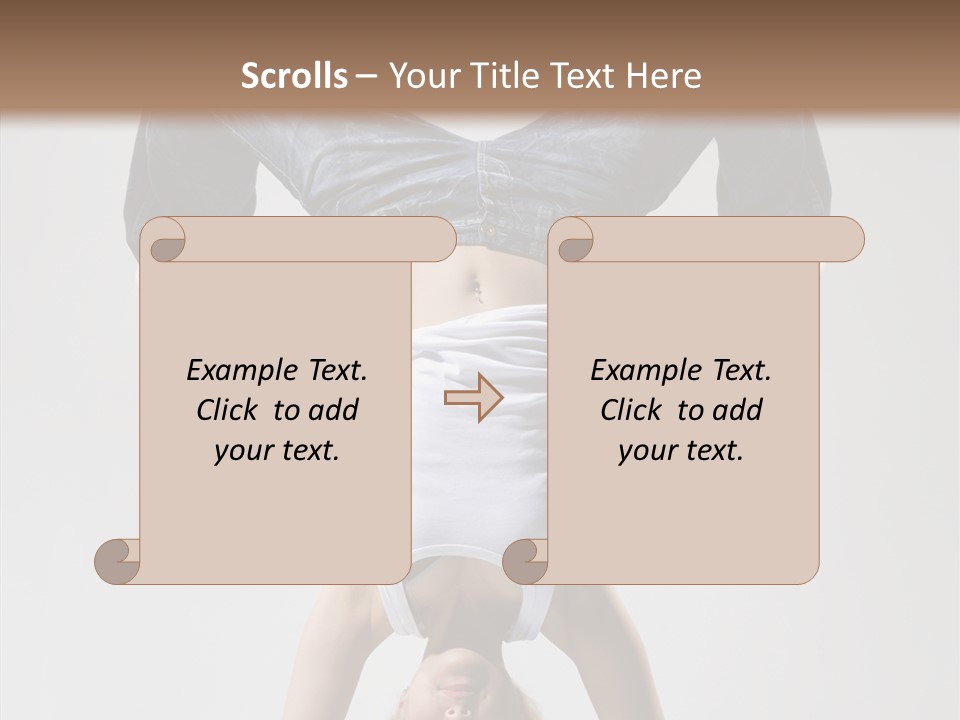 Dancer Female Young PowerPoint Template