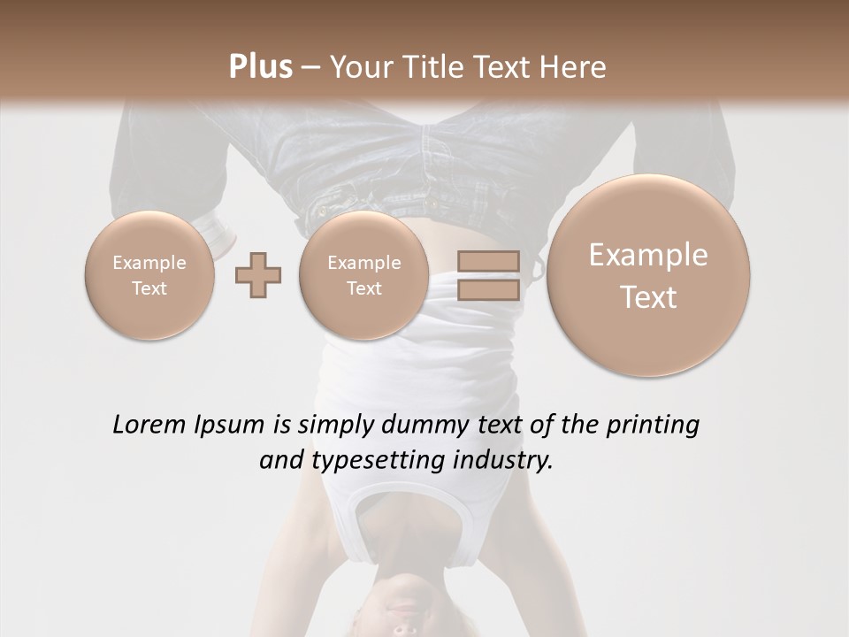 Dancer Female Young PowerPoint Template